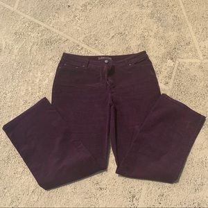Purple corduroy pants